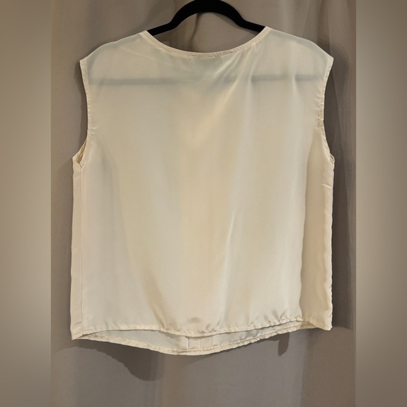PBJ Sport Cream Boxy Buttoned Blouse - Picture 2 of 5